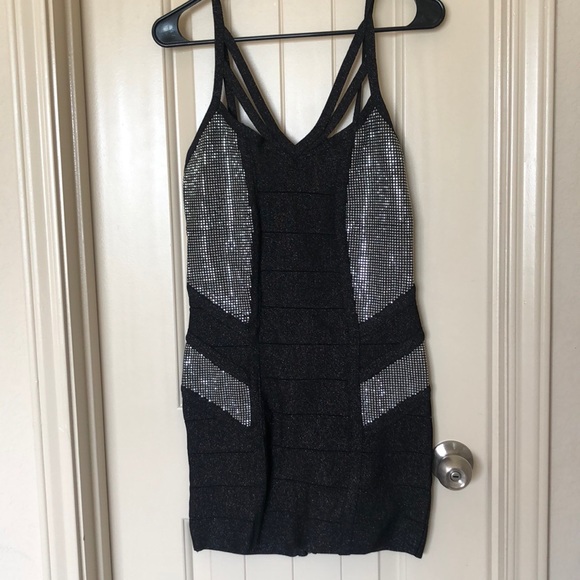 bebe Dresses & Skirts - BEBE sparkle bandage dress